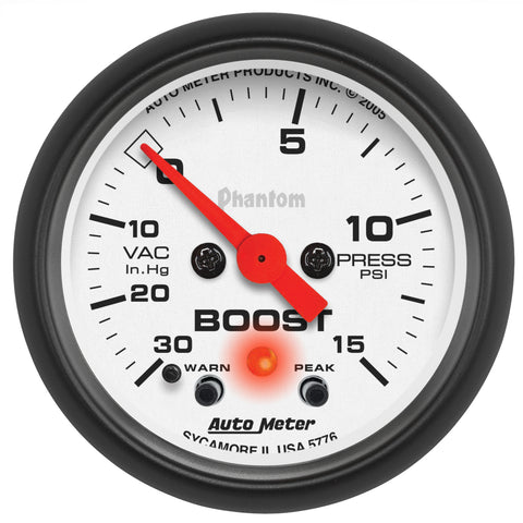 2-1/16" BOOST/VACUUM 30 IN HG/15 PSI PHANTOM