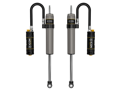 ICON 1996-2002 Toyota 4Runner 0-2" Lift Rear V.S. 2.5 Aluminum Series Shock Absorbers Remote Reservoir W/ CDCV Pair