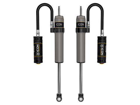 ICON 1996-2002 Toyota 4Runner 0-2" Lift Rear V.S. 2.5 Aluminum Series Shock Absorbers Remote Reservoir Pair