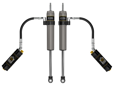 ICON 2024-2026 Toyota Tacoma 0-1” Lift Rear V.S. 2.5 Aluminum Series Shock Absorbers Remote Reservoir W/ CDCV Pair