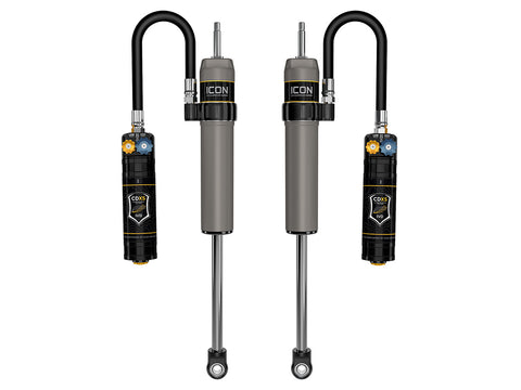 ICON 2024-2026 Toyota Tacoma 0-1” Lift Rear V.S. 2.5 Aluminum Series Shock Absorbers Remote Reservoir W/ CDXS Pair