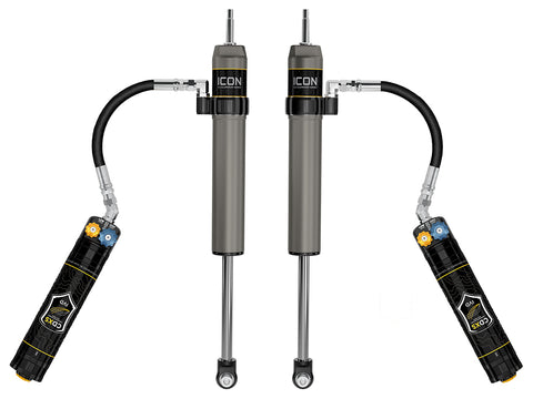 ICON 2022-2026 Toyota Tundra 3-3.5" Lift Rear V.S. 2.5 Aluminum Series Shock Absorbers Remote Reservoir W/ CDXS Pair