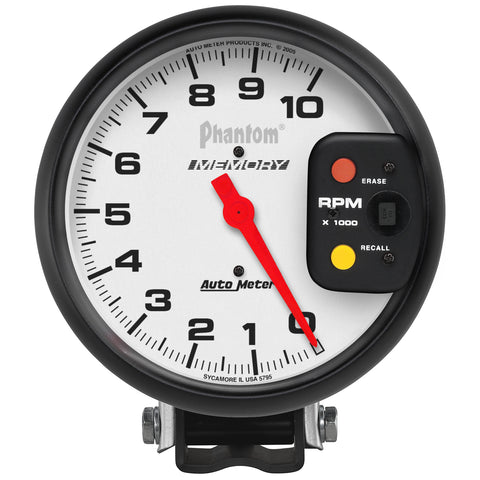 5" PEDESTAL TACHOMETER 0-10000 RPM PHANTOM