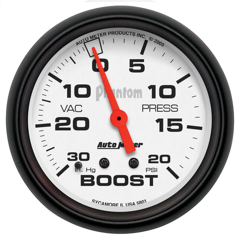 2-5/8" BOOST/VACUUM 30 IN HG/20 PSI PHANTOM