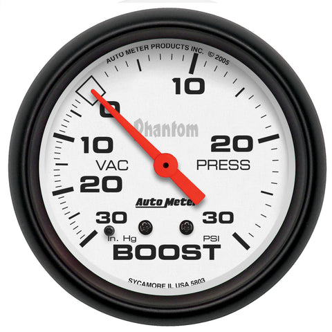 2-5/8" BOOST/VACUUM 30 IN HG/30 PSI PHANTOM
