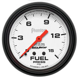 2-5/8" FUEL PRESSURE W/ ISOLATOR 0-15 PSI PHANTOM