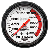 2-5/8" NITROUS PRESSURE 0-2000 PSI PHANTOM