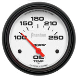 2-5/8" OIL TEMPERATURE 100-250 °F PHANTOM