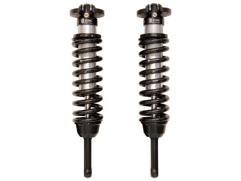 ICON 2005-2023 Toyota Tacoma 0-3.5"/0-2.75" Lift Front V.S. 2.5 Series Coilover Kit Extended Travel Internal Reservoir Pair