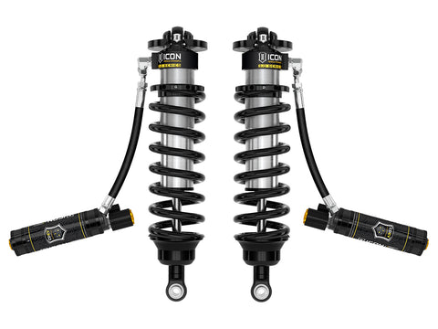 ICON 2022-2026 Toyota Tundra 1.25-3.25" Lift/2023-2026 Sequoia 3-4.25" Lift V.S. 3.0 Series Front Coilover Kit Remote Reservoir W/ CDEV Pair