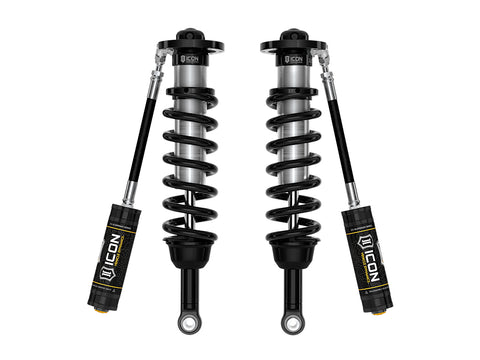 ICON 2025-2026 Toyota 4Runner 4WD 1.25-3" Lift Front 2.5 Series Coilover Kit Remote Reservoir