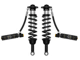 ICON 2025-2026 Toyota 4Runner 2WD 1.25-3" Lift Front 2.5 Series Coilover Kit Remote Reservoir W/ CDEV