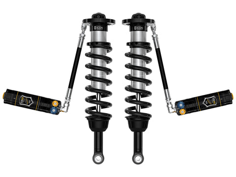ICON 2025-2026 Toyota 4Runner 2WD 1.25-3" Lift Front 2.5 Series Coilover Kit Remote Reservoir W/ CDXS