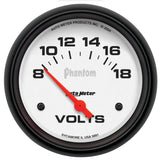 2-5/8" VOLTMETER 8-18V PHANTOM