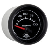 2-1/16" OIL PRESSURE 0-100 PSI ES