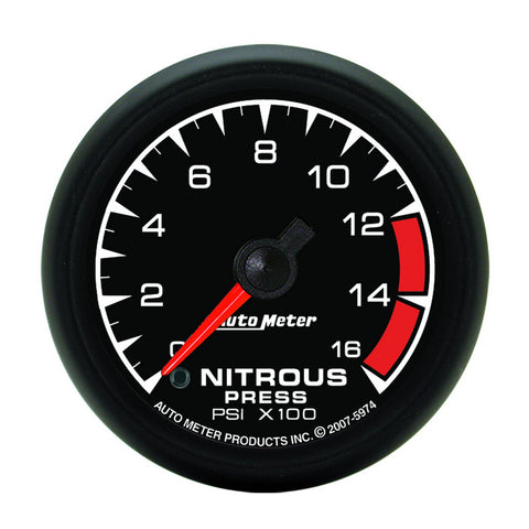 2-1/16" NITROUS PRESSURE 0-1600 PSI ES