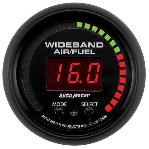 2-1/16" WIDEBAND PRO AIR/FUEL RATIO 6:1-20:1 AFR ES
