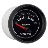 2-1/16" VOLTMETER 8-18V ES