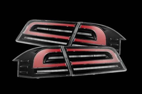 AlphaRex-LED Taillight Black Red