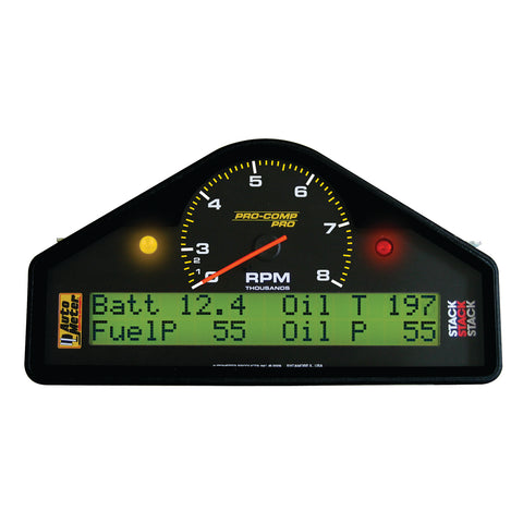RACE DASH 0-3-8K RPM PRO-COMP PRO