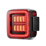 AlphaRex-Prismatic LED Taillights Black Red