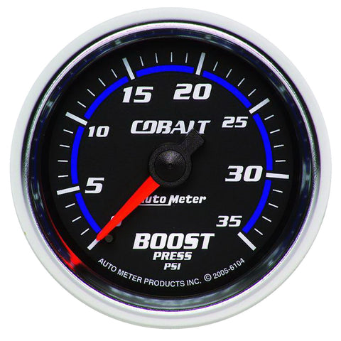 2-1/16" BOOST 0-35 PSI COBALT