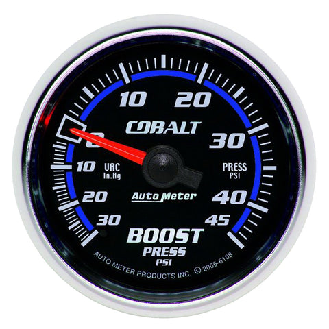 2-1/16" BOOST/VACUUM 30 IN HG/45 PSI COBALT