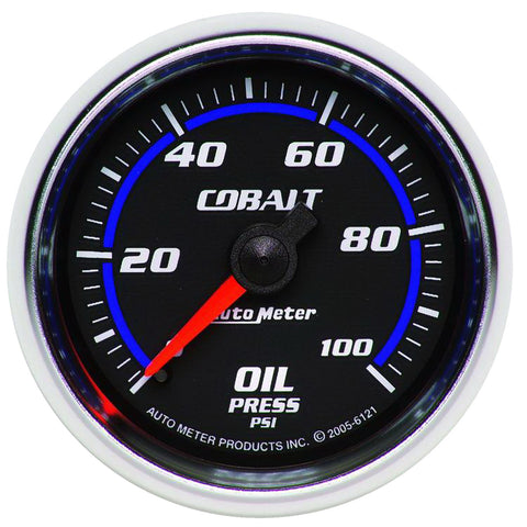 2-1/16" OIL PRESSURE 0-100 PSI COBALT