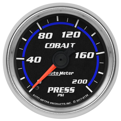 2-1/16" PRESSURE 0-200 PSI COBALT