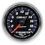 2-1/16" PYROMETER 0-2000 °F COBALT