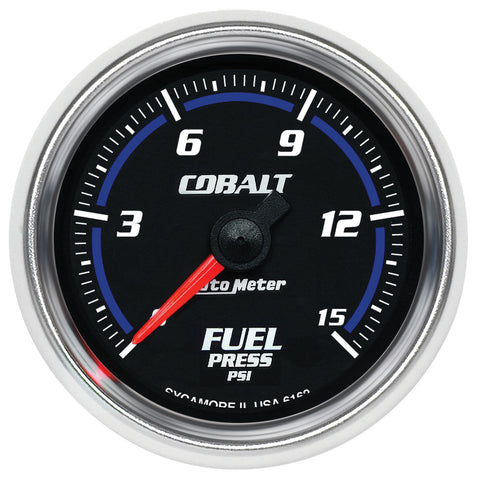 2-1/16" FUEL PRESSURE 0-15 PSI COBALT