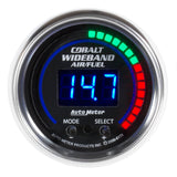 2-1/16" WIDEBAND PRO PLUS AIR/FUEL RATIO 6:1-20:1 AFR COBALT