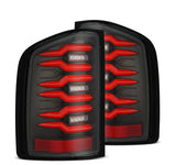 AlphaRex-Prismatic LED Taillights Black-Red