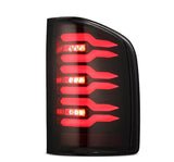 AlphaRex-Prismatic LED Taillights Black-Red