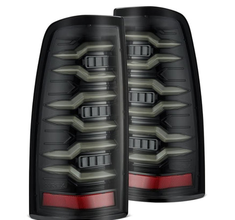 AlphaRex- 99-06 Chevrolet Silverado/99-06 GMC Sierra LED Taillights Alpha Black