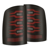 AlphaRex- LED Taillights Black Red
