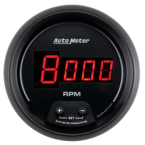 3-3/8" IN-DASH TACHOMETER 0-10000 RPM SPORT-COMP DIGITAL