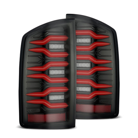 AlphaRex- LED Taillights Black Red