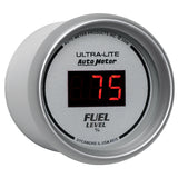 2-1/16" FUEL LEVEL PROGRAMMABLE 0-280 O DIG. SILVER