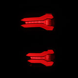 AlphaRex LED Taillights Black-Red - 653050
