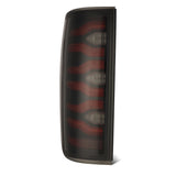 AlphaRex LED Taillights Black Red - 653090
