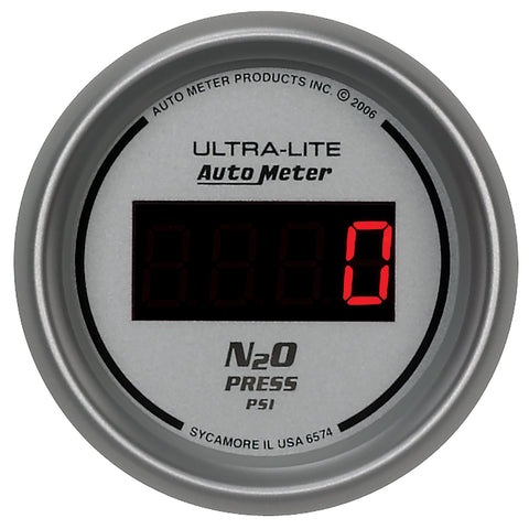 2-1/16" NITROUS PRESSURE 0-1600 PSI ULTRA-LITE DIGITAL
