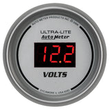 2-1/16" VOLTMETER 8-18V ULTRA-LITE DIGITAL