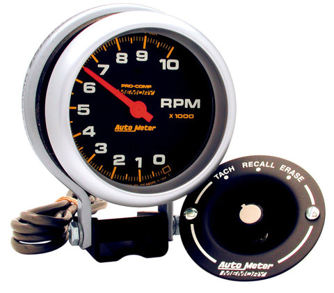 3-3/4" PEDESTAL TACHOMETER 0-10000 RPM PRO-COMP