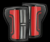 AlphaRex- Prismatic LED Taillights Black-Red