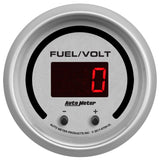 GAUGE  FUEL/VOLT  2 1/16" TWO CHANNEL  SELECTABLE  ULTRA-LITE ELITE DIGITAL