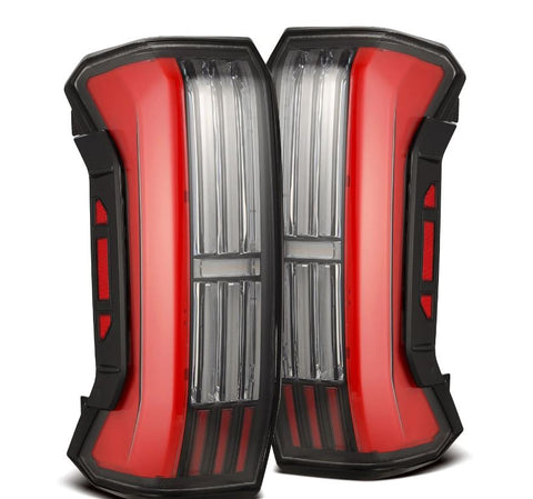 AlphaRex- Prismatic LED Taillights Black Red