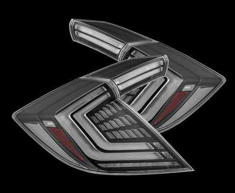 AlphaRex- Prismatic LED Taillights Black