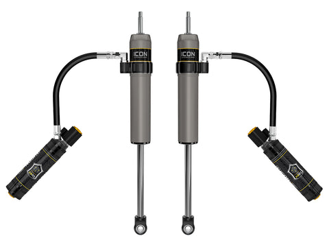 ICON 2023-2026 Ford F-250/F-350 Super Duty 4WD 4.5” Lift Front V.S. 2.5 Aluminum Series Shocks Remote Reservoir W/ CDEV Pair