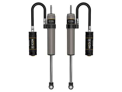ICON 2023-2026 Ford F-250/F-350 Super Duty 4WD 4.5” Lift Front V.S. 2.5 Aluminum Series Shocks Remote Reservoir Pair